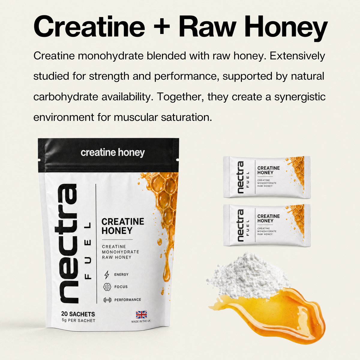 Creatine honey (20 pack)